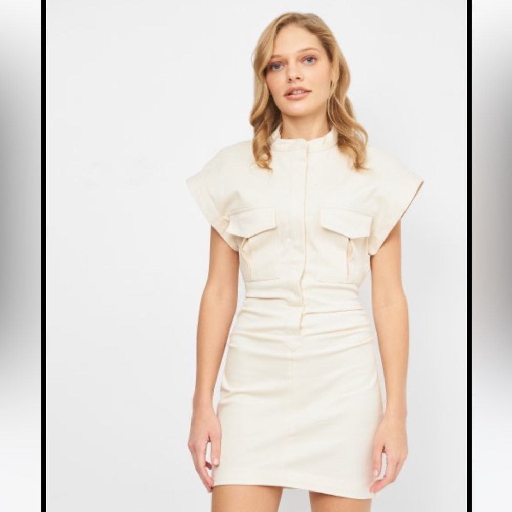 NWT ZARA Back Pleat Pocket Dress -SOLD OUT EVERYWHERE